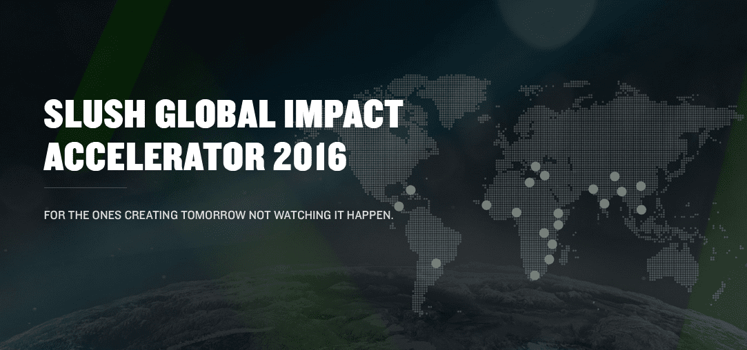 slush global impact accelerator 2016